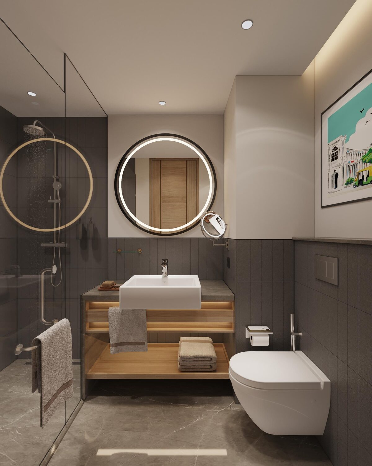 Sarovar Portico — bathroom